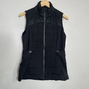 LULULEMON DOWN FOR IT ALL VEST sz 8 CLASSIC BLACK‎ 700-Fill Goose Down Jacket